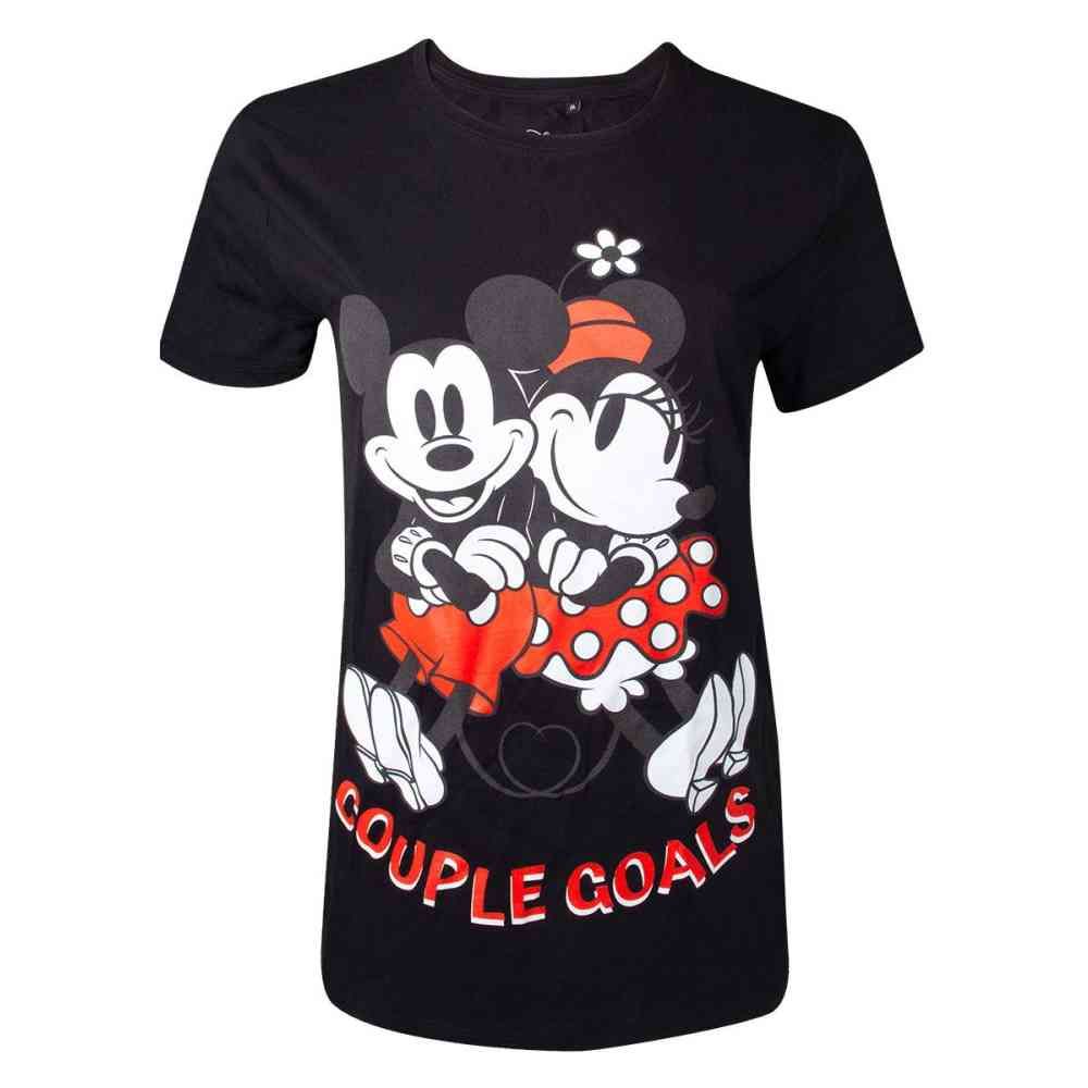 Disney Disney Mickey Mouse Heren Tshirt Mickey Mouse Couple Disney Disney Mickey Mouse Heren Tshirt Distressed Grijs